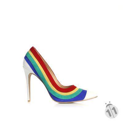 Renkli Stiletto Ayakkabı