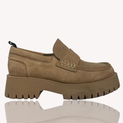 Kumbeji Süet Onu Nakışlı Loafer Oxford